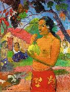 Paul Gauguin Woman Holding a Fruit Spain oil painting reproduction